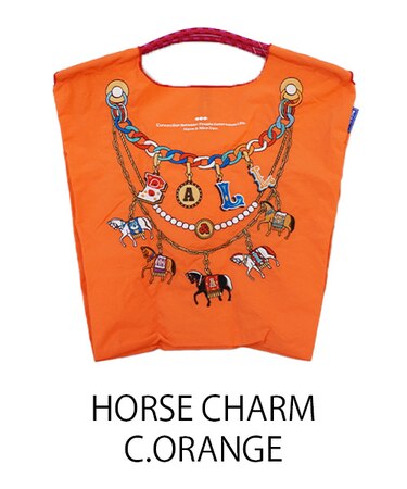 【Ball＆Chain/ボールアンドチェーン】HORSE CHARM(M) 刺繍エコバッグ
