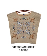 【Ball＆Chain/ボールアンドチェーン】VICTORIAN HORSE(M) 刺繍エコバッグ