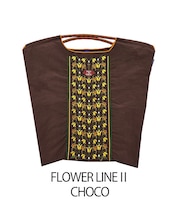 【Ball＆Chain/ボールアンドチェーン】FLOWER LINE||(M) 刺繍エコバッグ