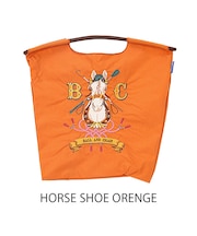 【Ball＆Chain/ボールアンドチェーン】HORSE SHOE(M) 刺繍エコバッグ