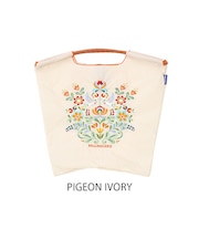 【Ball＆Chain/ボールアンドチェーン】PIGEON(M) 刺繍エコバッグ