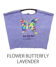 【Ball＆Chain/ボールアンドチェーン】FBL FLOWER BUTTERFLY(L)刺繍エコバッグ