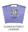 【Ball＆Chain/ボールアンドチェーン】FBL FLOWER BUTTERFLY(L)刺繍エコバッグ