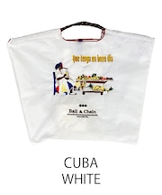【Ball＆Chain/ボールアンドチェーン】CUBA(L) 刺繍エコバッグ