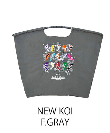 【Ball＆Chain/ボールアンドチェーン】NEW  KOI(L) 刺繍エコバッグ