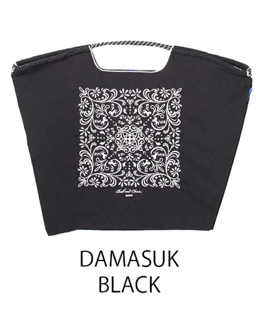 【Ball＆Chain/ボールアンドチェーン】DAMASUK(L) 刺繍エコバッグ
