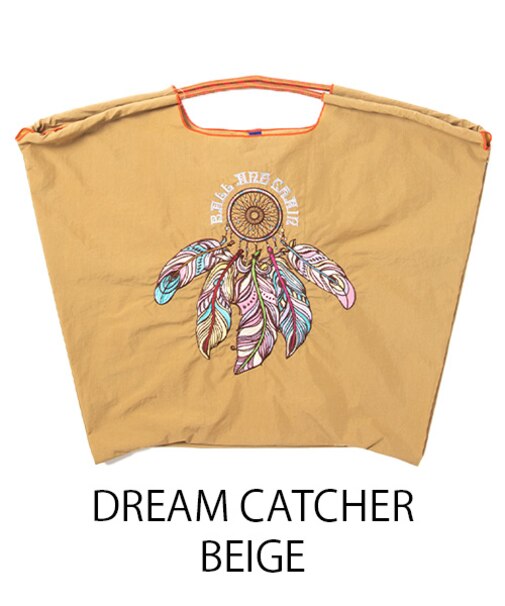 【Ball＆Chain/ボールアンドチェーン】DREAM CATCHER(L) 刺繍エコバッグ
