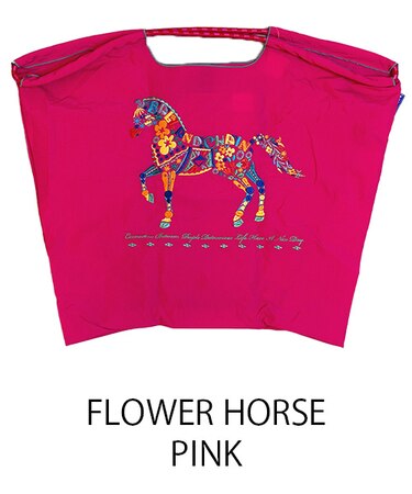 【Ball＆Chain/ボールアンドチェーン】FHL FLOWER HORSE(L) 刺繍エコバッグ