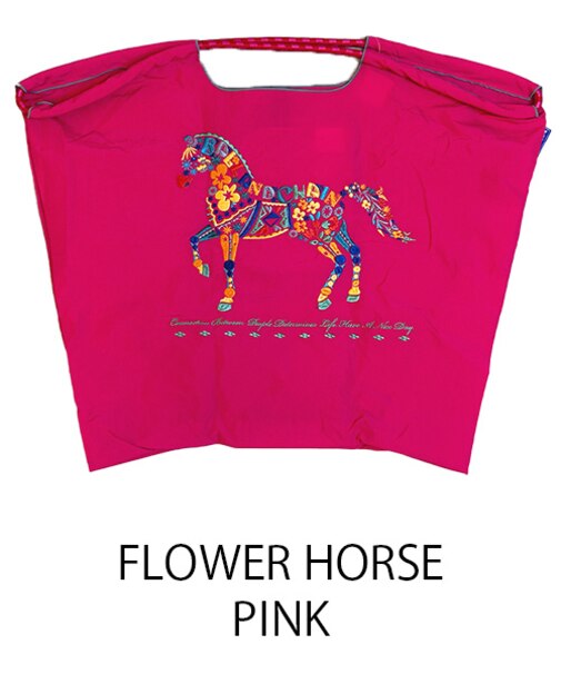 【Ball＆Chain/ボールアンドチェーン】FHL FLOWER HORSE(L) 刺繍エコバッグ