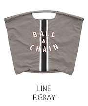 【Ball＆Chain/ボールアンドチェーン】LINE刺繍(L) 刺繍エコバッグ