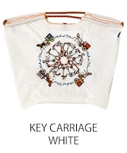 【Ball＆Chain/ボールアンドチェーン】KEY CARRIAGE(L) 刺繍エコバッグ