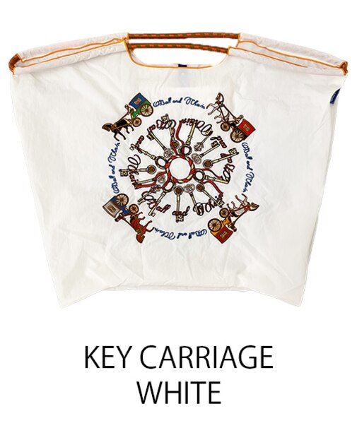 【Ball＆Chain/ボールアンドチェーン】KEY CARRIAGE(L) 刺繍エコバッグ
