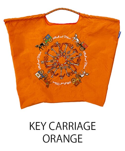 【Ball＆Chain/ボールアンドチェーン】KEY CARRIAGE(L) 刺繍エコバッグ