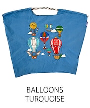 【Ball＆Chain/ボールアンドチェーン】BALLOONS(L) 刺繍エコバッグ