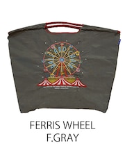 【Ball＆Chain/ボールアンドチェーン】FERRIS WHEEL(L) 刺繍エコバッグ