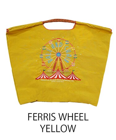 【Ball＆Chain/ボールアンドチェーン】FERRIS WHEEL(L) 刺繍エコバッグ