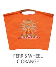 【Ball＆Chain/ボールアンドチェーン】FERRIS WHEEL(L) 刺繍エコバッグ