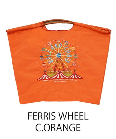 【Ball＆Chain/ボールアンドチェーン】FERRIS WHEEL(L) 刺繍エコバッグ