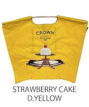 【Ball＆Chain/ボールアンドチェーン】STRAWBERRY CAKE(L) 刺繍エコバッグ