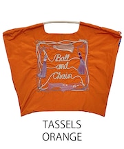 【Ball＆Chain/ボールアンドチェーン】TASSELS(L) 刺繍エコバッグ