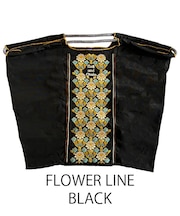 【Ball＆Chain/ボールアンドチェーン】FLOWER LINE(L) 刺繍エコバッグ