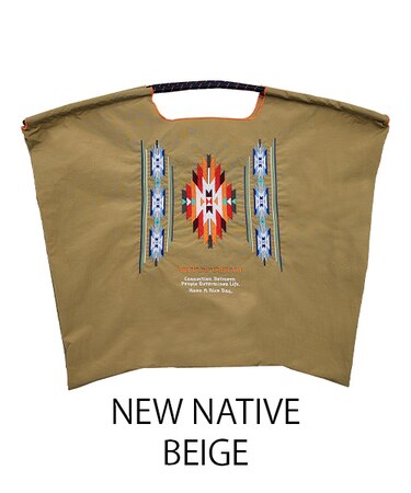【Ball＆Chain/ボールアンドチェーン】NEW NATIVE(L) 刺繍エコバッグ