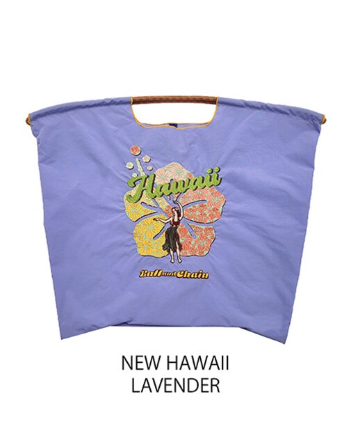 【Ball＆Chain/ボールアンドチェーン】NEW HAWAII(L) 刺繍エコバッグ