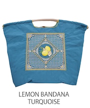 【Ball＆Chain/ボールアンドチェーン】LEMON BANDANA(L) 刺繍エコバッグ
