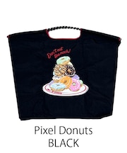 【Ball＆Chain/ボールアンドチェーン】Pixel Donuts(L) 刺繍エコバッグ