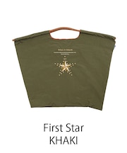 【Ball&Chain/ボールアンドチェーン】fast Star(L) 刺繍エコバッグ