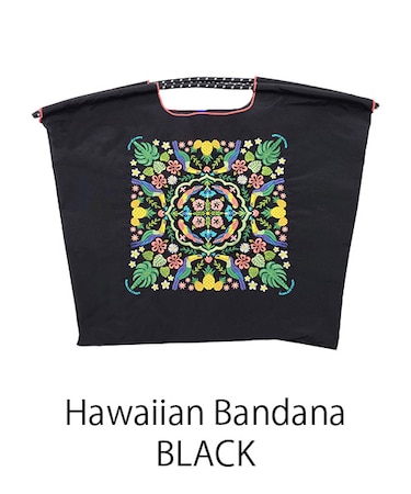 【Ball＆Chain/ボールアンドチェーン】Hawaiian Bandana(L) 刺繍エコバッグ