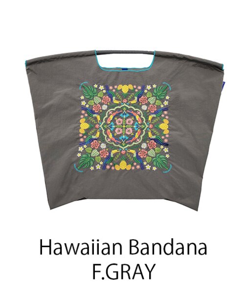 【Ball＆Chain/ボールアンドチェーン】Hawaiian Bandana(L) 刺繍エコバッグ