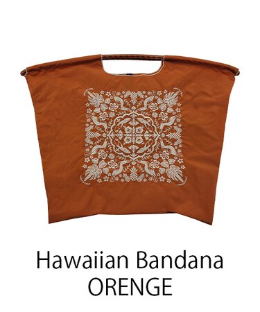 【Ball＆Chain/ボールアンドチェーン】Hawaiian Bandana(L) 刺繍エコバッグ