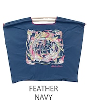 【Ball＆Chain/ボールアンドチェーン】FEATHER(L) 刺繍エコバッグ