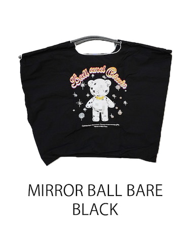 【Ball＆Chain/ボールアンドチェーン】MIRROR BALL BARE(L) 刺繍エコバッグ