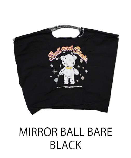 【Ball＆Chain/ボールアンドチェーン】MIRROR BALL BARE(L) 刺繍エコバッグ