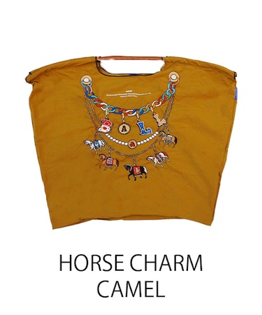【Ball＆Chain/ボールアンドチェーン】HORSE CHARM(L) 刺繍エコバッグ
