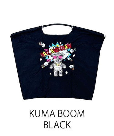 【Ball＆Chain/ボールアンドチェーン】KUMA BOOM(L) 刺繍エコバッグ