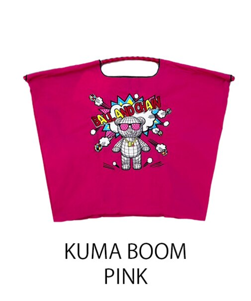 【Ball＆Chain/ボールアンドチェーン】KUMA BOOM(L) 刺繍エコバッグ