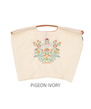 【Ball＆Chain/ボールアンドチェーン】PIGEON(L) 刺繍エコバッグ