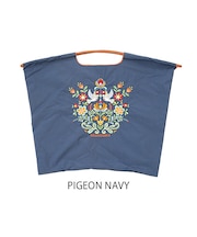 【Ball＆Chain/ボールアンドチェーン】PIGEON(L) 刺繍エコバッグ