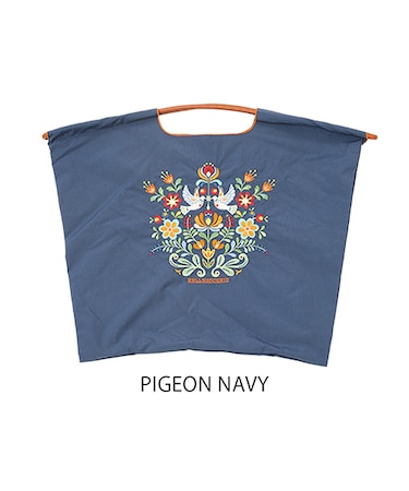 【Ball＆Chain/ボールアンドチェーン】PIGEON(L) 刺繍エコバッグ