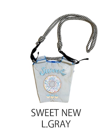 【Ball＆Chain/ボールアンドチェーン】SWEET NEW(S) ストラップ付刺繍エコバッグ