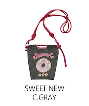 【Ball＆Chain/ボールアンドチェーン】SWEET NEW(S) ストラップ付刺繍エコバッグ