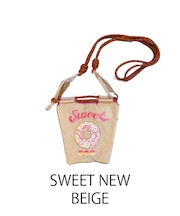 【Ball＆Chain/ボールアンドチェーン】SWEET NEW(S) ストラップ付刺繍エコバッグ