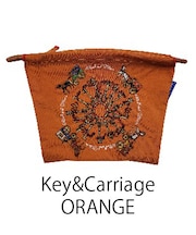 【Ball＆Chain/ボールアンドチェーン】ポーチ Key＆Carriage(L) 刺繍ポーチ