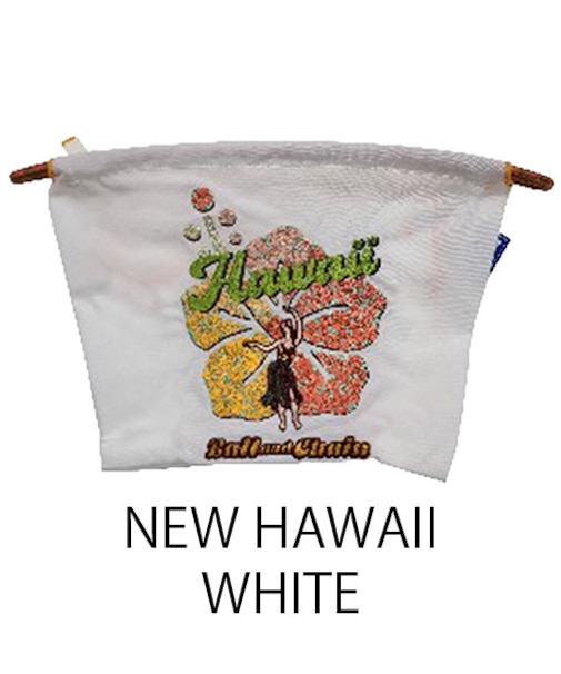 【Ball＆Chain/ボールアンドチェーン】ポーチ NEW HAWAII(L) 刺繍ポーチ