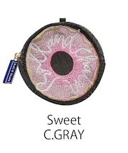 【Ball＆Chain/ボールアンドチェーン】R pouch Sweet 刺繍ポーチ