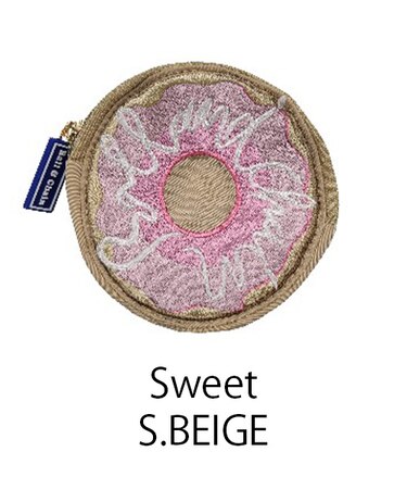 【Ball＆Chain/ボールアンドチェーン】R pouch Sweet 刺繍ポーチ