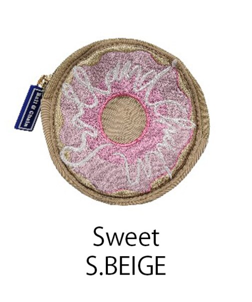 【Ball＆Chain/ボールアンドチェーン】R pouch Sweet 刺繍ポーチ